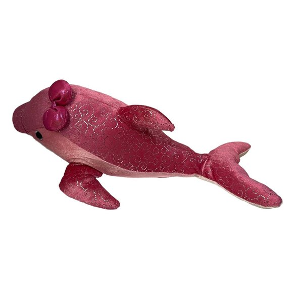 Aurora World Stuffed Plush Animal Toy Dolphin Pink 16" - Picture 1 of 7